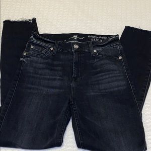 Washes black 7 for all mankind jeans